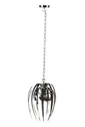 Orsina Weeping Willow Style Small Pendant Light, Luxe Hanging Ceiling Light, Decorative Ceiling Lamp For Stairwell in Silver