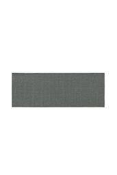 JVL Eden Machine Washable Latex Backed Runner Doormat, 57x150cm, Grey - Size: 50 cm x 150 cm