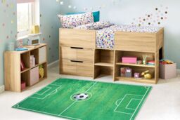 RugsX Boisko Rug in Green - Size: 80 cm x 150 cm - thumbnail 4