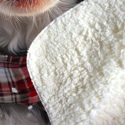 Warren Reed - Designer Christmas Springer Spaniel Sherpa Blanket in Brown - Size: Large - thumbnail 3