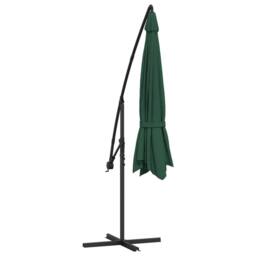 Berkfield Home Cantilever Umbrella 3.5 m Green - thumbnail 6
