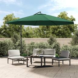 Berkfield Home Cantilever Umbrella 3.5 m Green