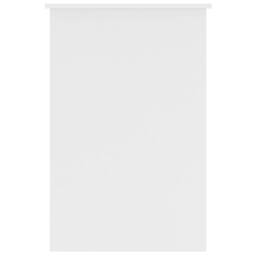 Berkfield Home Desk White 100x50x76 cm Engineered Wood - Size: 100 x 50 x 76 cm - thumbnail 5