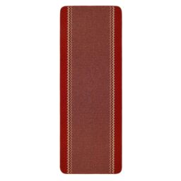 THE RUGS Red Washable Floor Mat Bordered Design for Kitchen Hallway - Size: 50 cm x 80 cm - thumbnail 6