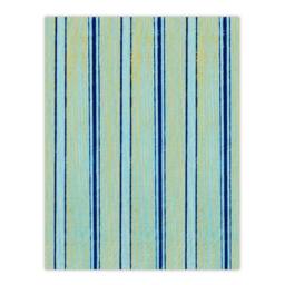 "Artery8 Blue Stripes Pattern Vintage Japan Wall Art Print Korin - Size: W12"" x H16""" - thumbnail 1