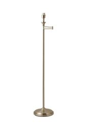 ValueLights Sinatra Brushed Chrome Floor Lamp Base in Metallic Silver - thumbnail 5
