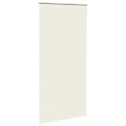 Berkfield Home Roller Blind Blackout Off-White 105x210 cm Fabric Width 100.7 cm Polyester in White - thumbnail 3