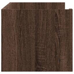 Berkfield Home Wall Shelf Brown Oak 100x35x30.5 cm Engineered Wood - thumbnail 5