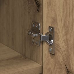 Berkfield Home Highboard Artisan Oak 45x42.5x185 cm Engineered Wood in Brown - thumbnail 9