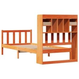 Berkfield Home Decorative Bookcase Bed without Mattress Wax Brown 100x200 cm Sol - thumbnail 8