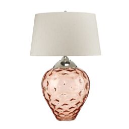 Netlighting Samara Large Table Lamp Salmontinted Glass in Pink - thumbnail 2