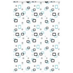 Berkfield Home Shower Roller Blind with Cassette 150x240 cm Fabric Width 146 cm in Black