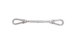 Primrose Stainless Steel Accessory Fixing Kit for Patio, Courtyard or Garden Hammock in Metallic Silver - thumbnail 2
