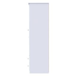 Ready Assembled 2 U Stratford Tall Triple Mirror + Drawer Wardrobe (Ready Assembled) in White - thumbnail 2