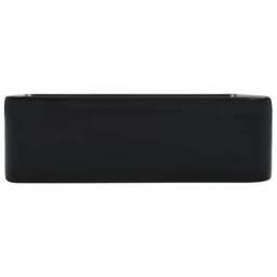 Berkfield Home Wash Basin 40x30x13 cm Ceramic Black - Size: 40 x 30 x 13 cm - thumbnail 4