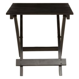 Orsina Beauport Wood Folding Table in Black - thumbnail 3