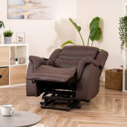 Artemis Home Almeira Electric Riser Recliner with Massage & Heat in Brown - thumbnail 3