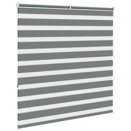 Berkfield Home Elegant Zebra Blind Dark Grey 145x150 cm Fabric Width 140.9 cm Po - thumbnail 4