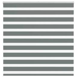 Berkfield Home Elegant Zebra Blind Dark Grey 145x150 cm Fabric Width 140.9 cm Po - thumbnail 2