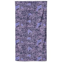 Zavvi Jaws Purple Doodle Pattern Beach Towel - thumbnail 1