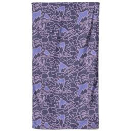 Zavvi Jaws Purple Doodle Pattern Beach Towel - thumbnail 2