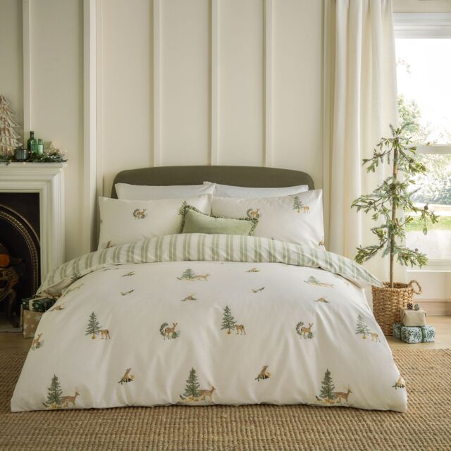 Wylder Nature Charlecote Printed 100% Cotton Duvet Cover Set - Size: King - image 1