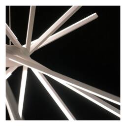 Netlighting SHANGHAI LED Pendant Ceiling Light White 2860lm 3000K 113x51.5cm - Size: 113x51.5 cm - thumbnail 4
