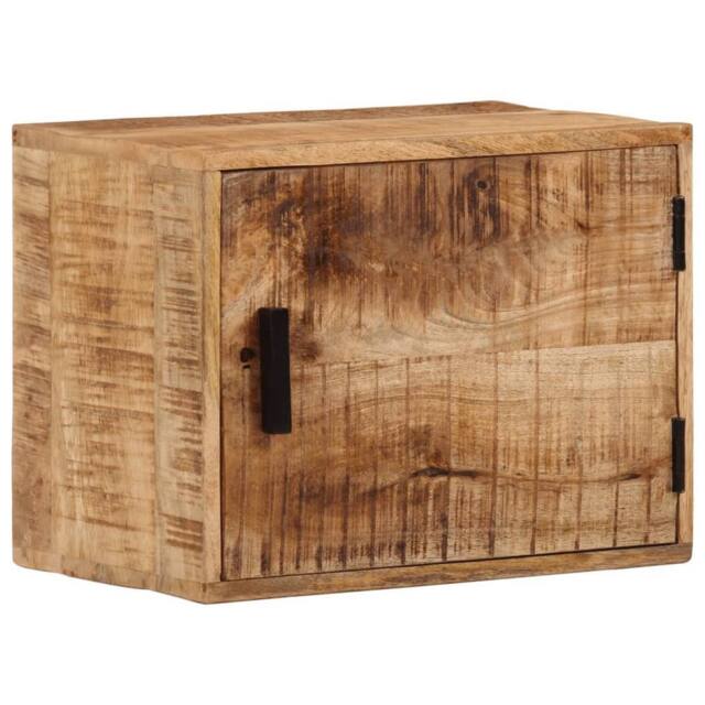 Berkfield Home Wall-mounted Bedside Cabinet 40x30x25 cm Solid Wood Mango - Size: 40 x 30 x 25 cm - image 1