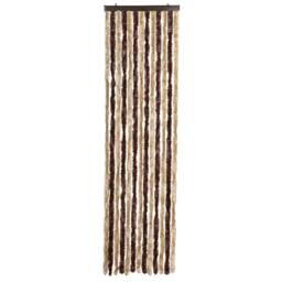 Berkfield Home Insect Curtain Beige & Light Brown 56x185 cm Chenille - thumbnail 1