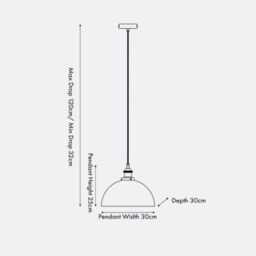 Ruma Ceiling Light Antique Silver Metal & Glass Dome Pendant in Clear - thumbnail 6