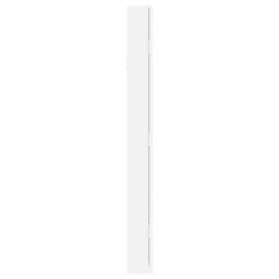 Berkfield Home Mirror Jewellery Cabinet Wall Mounted White 30x8.5x90 cm - thumbnail 6