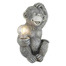 Netlighting Solarleuchte Outdoor Lighting Grey Matt IP44 Monkey LED 3000K