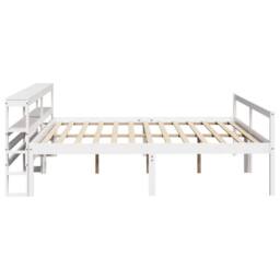 Berkfield Home Senior Bed with Headboard without Mattress White 200x200 cm - thumbnail 5