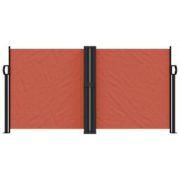 Berkfield Home Retractable Side Awning Terracotta 120x1000 cm in Orange - thumbnail 3