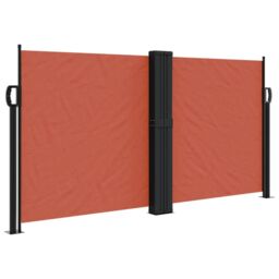Berkfield Home Retractable Side Awning Terracotta 120x1000 cm in Orange - thumbnail 2
