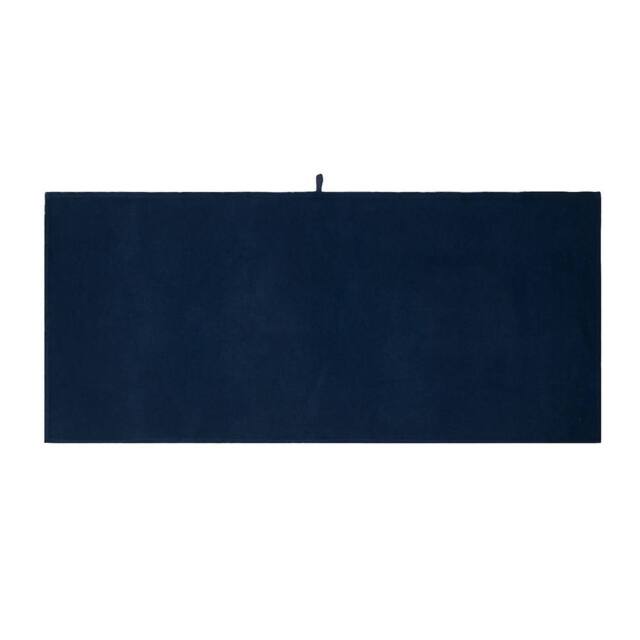 Towel City Plain Quick Dry Beach Towel in Navy - image 1