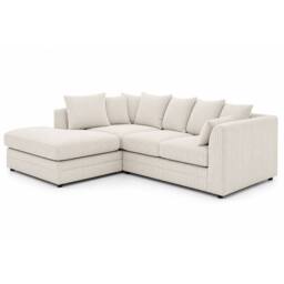 SNUG FURNITURE BIRMINGHAM LTD Camden Jumbo Cord Left Hand Corner Sofa Set in Ivory - thumbnail 2
