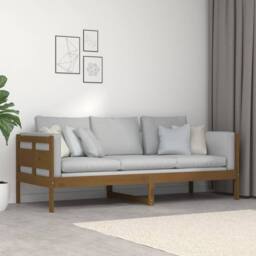 Berkfield Home Day Bed Honey Brown Solid Wood Pine 80x200 cm - thumbnail 9