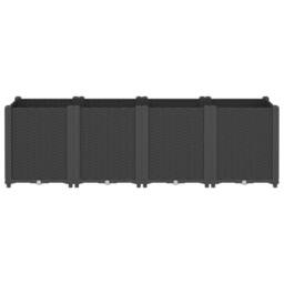 Berkfield Home Garden Planter Black 160x40x53 cm PP - Size: 160 x 40 x 53 cm - thumbnail 3