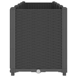 Berkfield Home Garden Planter Black 160x40x53 cm PP - Size: 160 x 40 x 53 cm - thumbnail 4