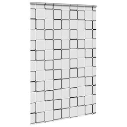 Berkfield Home Shower Roller Blind with Cassette 150x240 cm Fabric Width 146 cm in Black - thumbnail 3