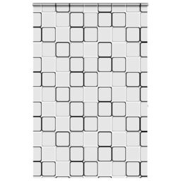 Berkfield Home Shower Roller Blind with Cassette 150x240 cm Fabric Width 146 cm in Black