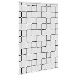 Berkfield Home Shower Roller Blind with Cassette 150x240 cm Fabric Width 146 cm in Black - thumbnail 4
