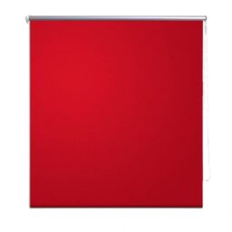 Berkfield Home Roller Blind Blackout 120 x 230 cm Red - thumbnail 2