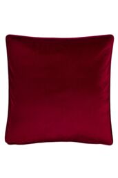 Furn Jolly Santa Festive Printed Piped Velvet Cushion - Size: 43 cm x 43 cm - thumbnail 2