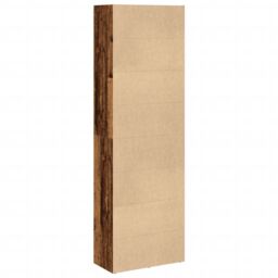 Berkfield Home Bookcase Old Wood 60x30x189 cm Engineered Wood in Brown - Size: 60 x 30 x 189 cm - thumbnail 5