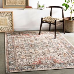 Livabliss Ankara - Vintage Grey Red Traditional Boho Living Dining Bedroom Rug - Size: 120 cm x 170 cm - thumbnail 8