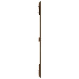 Berkfield Home Wall Headboard Honey Brown 95.5x3x110 cm Solid Wood Pine - thumbnail 5