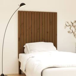 Berkfield Home Wall Headboard Honey Brown 95.5x3x110 cm Solid Wood Pine - thumbnail 2