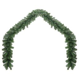 Berkfield Home Christmas Garland PVC 5 m in Green - thumbnail 2